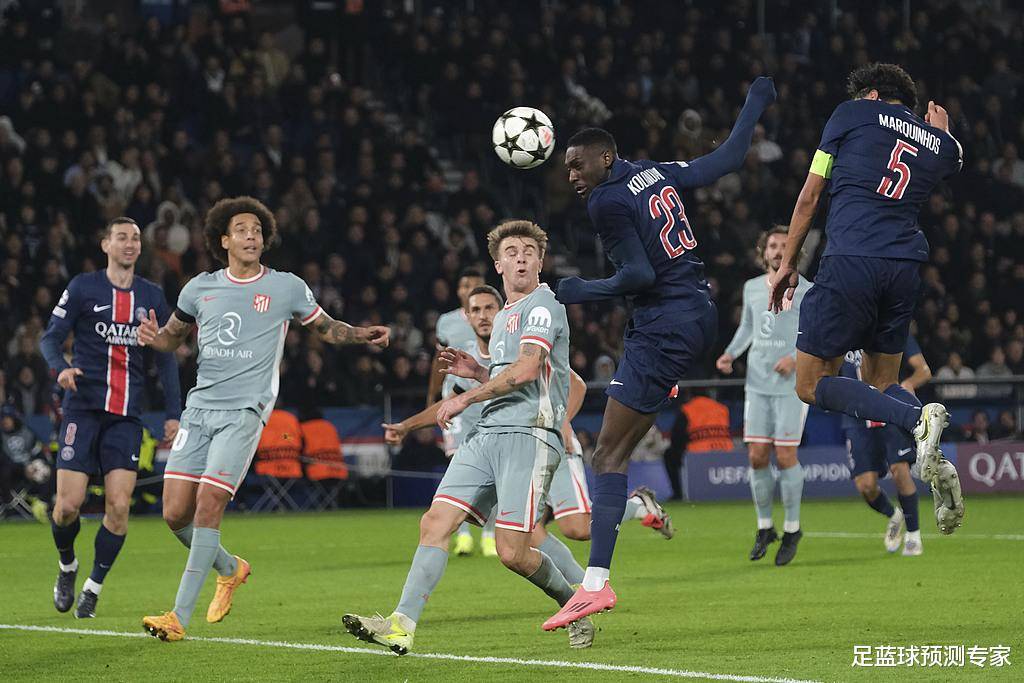 世俱杯第1轮巴黎圣日尔曼VS马竞，巴黎圣日尔曼中场实力强悍，马竞进攻端犀利